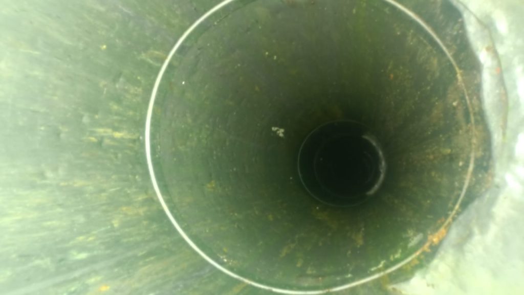 Garbage Chute Before Cleaning